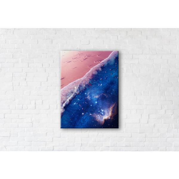 

Картина на холсте прямоугольная I-Art Space Ocean 90x120см