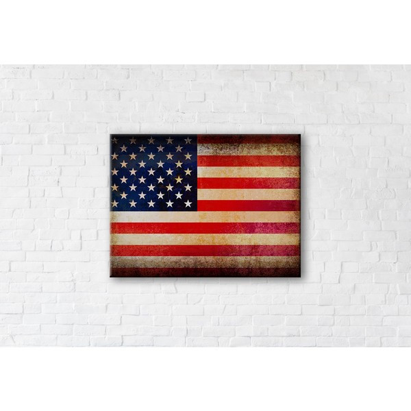 

Картина на холсте прямоугольная I-Art Usa Grunge 45x60см