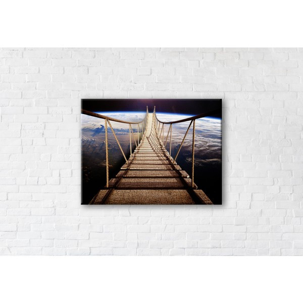 

Картина на холсте прямоугольная I-Art Earth Black 110x145см