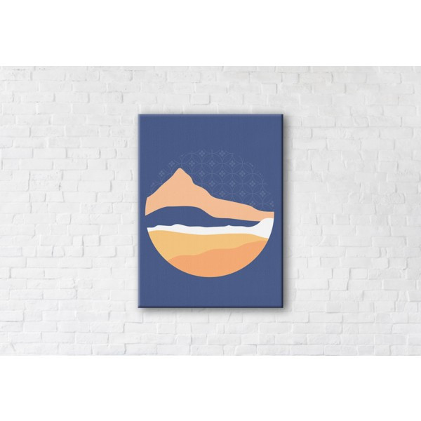 

Картина на холсте прямоугольная I-Art Sunset 45x60см