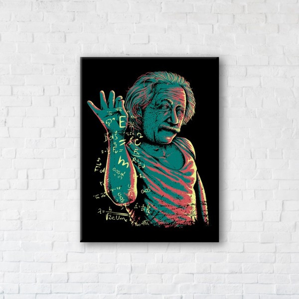 

Картина на холсте прямоугольная I-Art Einstein 75x100см