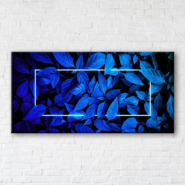 

Картина на холсте прямоугольная I-Art Blue rectangle 50x100см