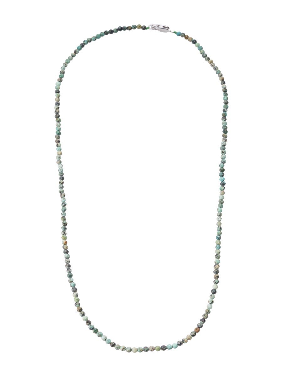 

Бусы бирюза (бс-брз-209) серебро, L-52, D-3