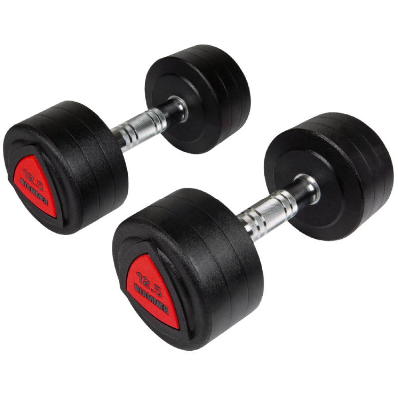 

Гантели профессиональные Hammer PU Compact Dumbbells 2х12,5 кг, код: 4745-S25