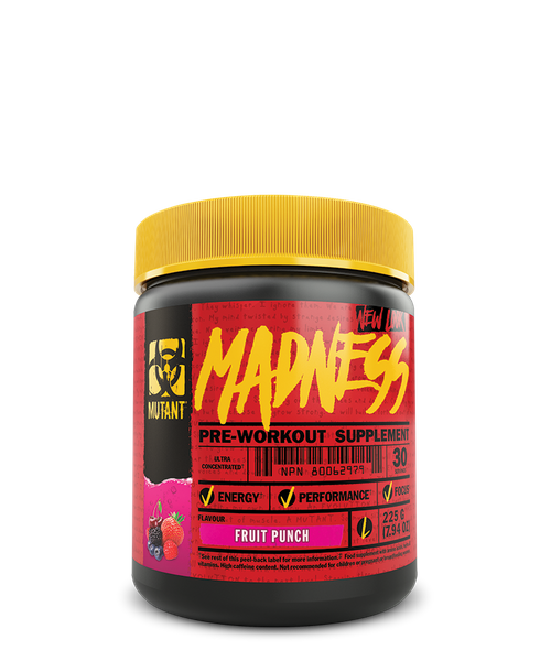 

Предтренировочный комплекс Madness Mutant голубая малина 225 г