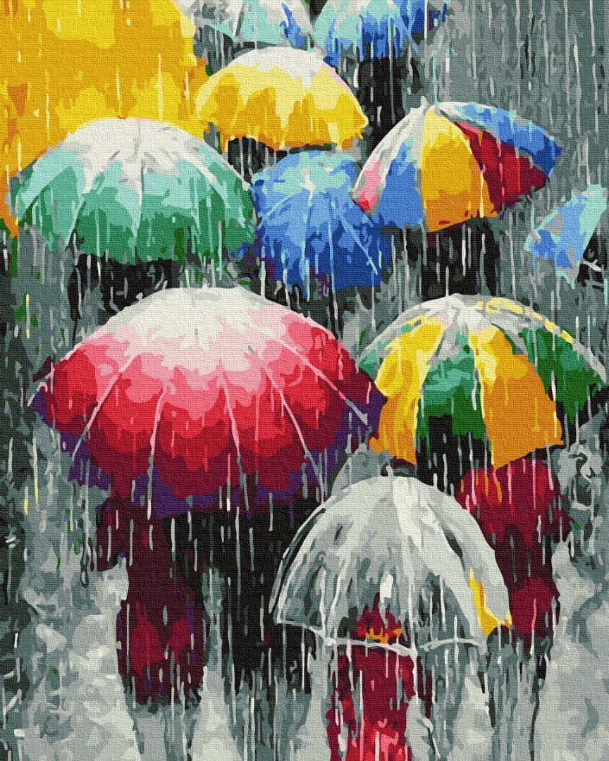 

Картина по номерам Дождевые краски Brushme 40*50