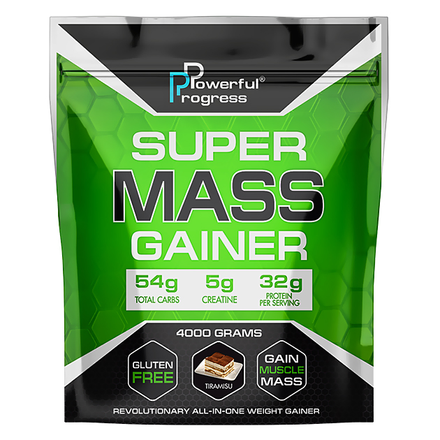 

Гейнер Powerful Progress Super Mass Gainer 4 кг Тирамису