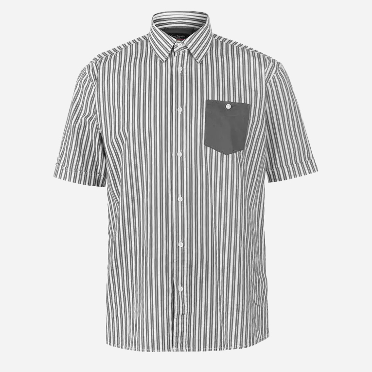 

Рубашка Pierre Cardin 557245-02  Grey/White, Рубашка Pierre Cardin 557245-02 M Grey/White