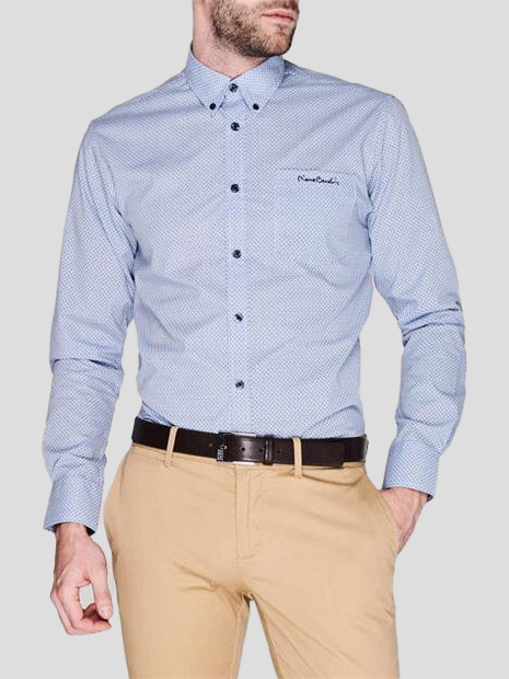 

Рубашка Pierre Cardin 558001-85  Темно-синяя, Рубашка Pierre Cardin 558001-85 XL Темно-синяя