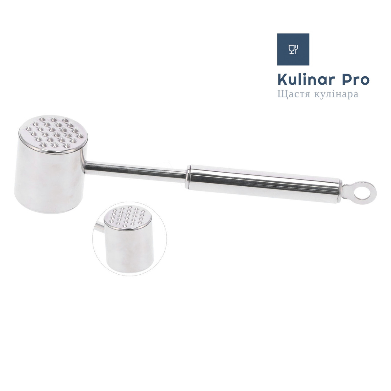 

Молоток для мяса Kulinar Pro смягчитель для придания мягкости стейку говядине курице баранине фаршу