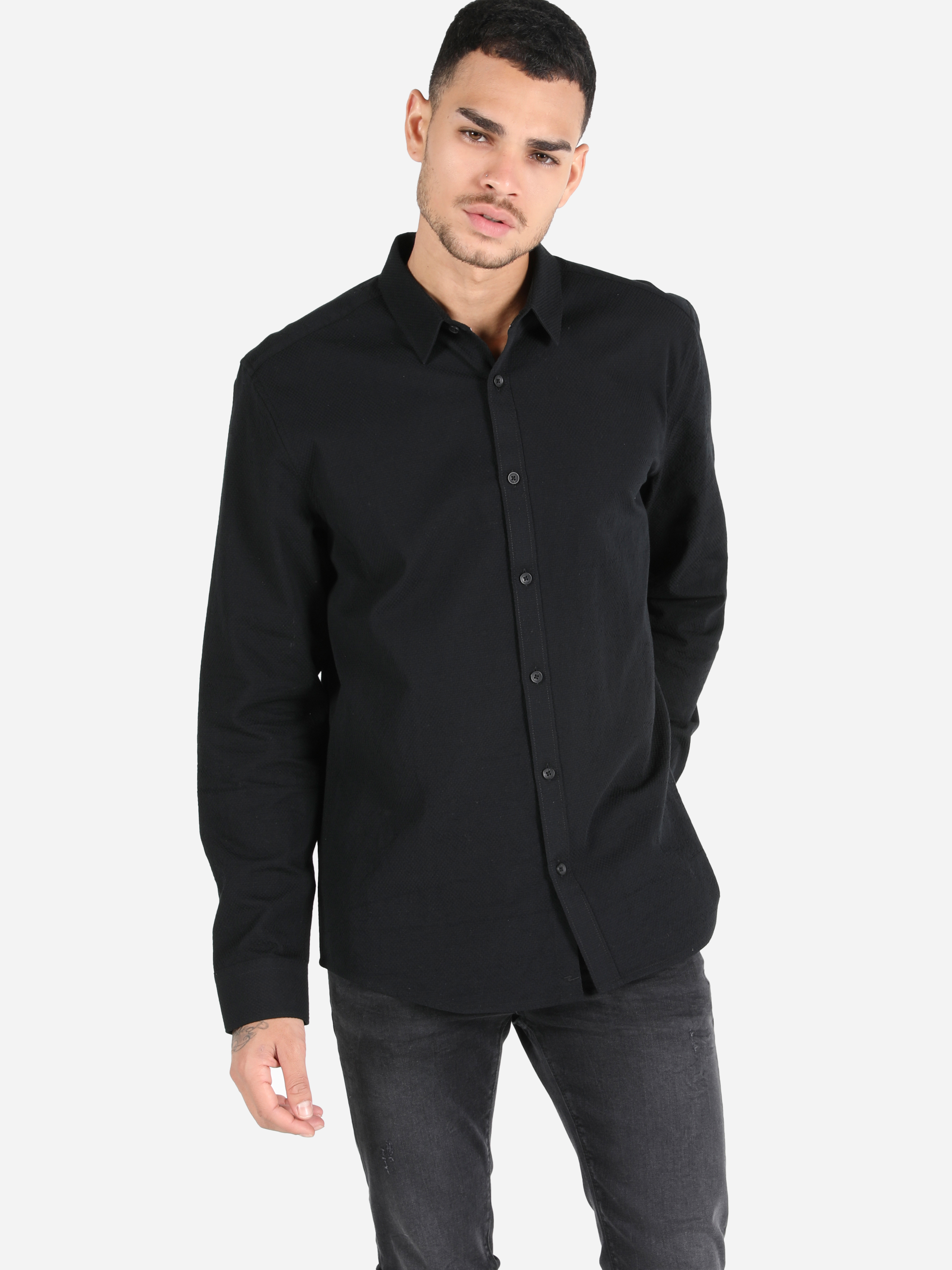

Рубашка Colin' CL1050322BLK  Black, Рубашка Colin's CL1050322BLK S Black
