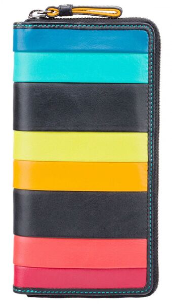 

Женский кожаный кошелек Visconti str5 blk m с защитой RFID