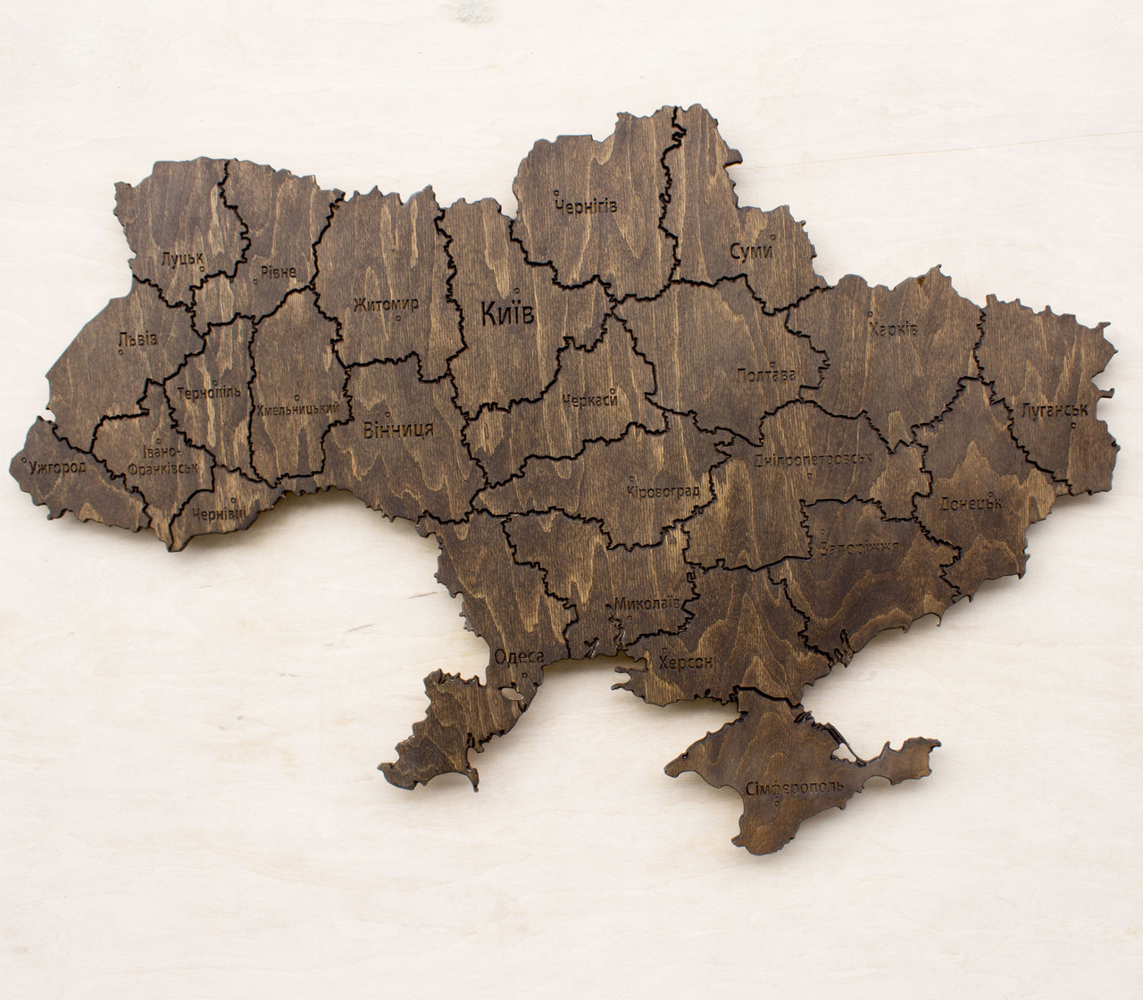 

Карта Украины тонированная 80x50x1 см 06.15