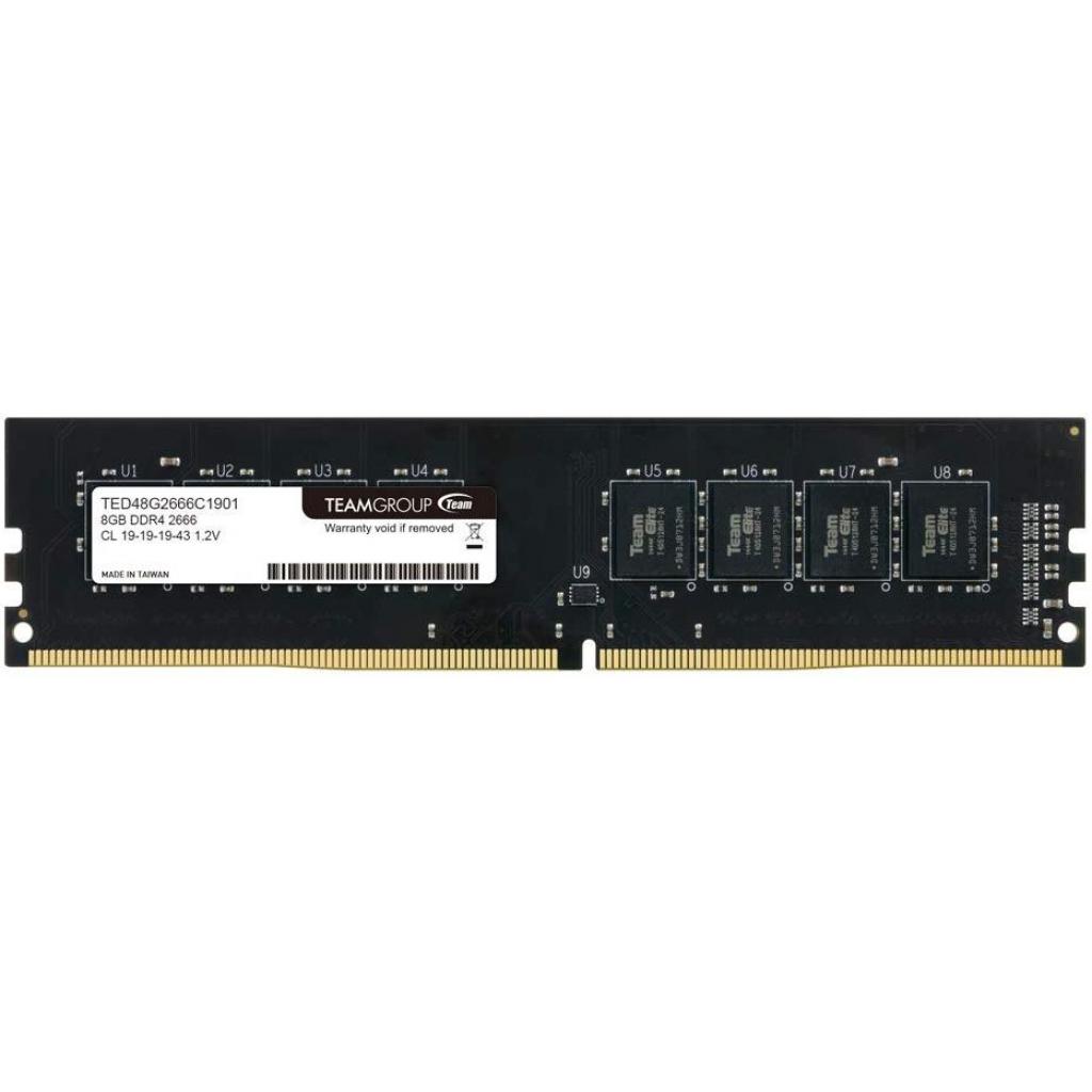 

Память TEAM 8 GB DDR4 2666 MHz Elite (TED48G2666C1901)