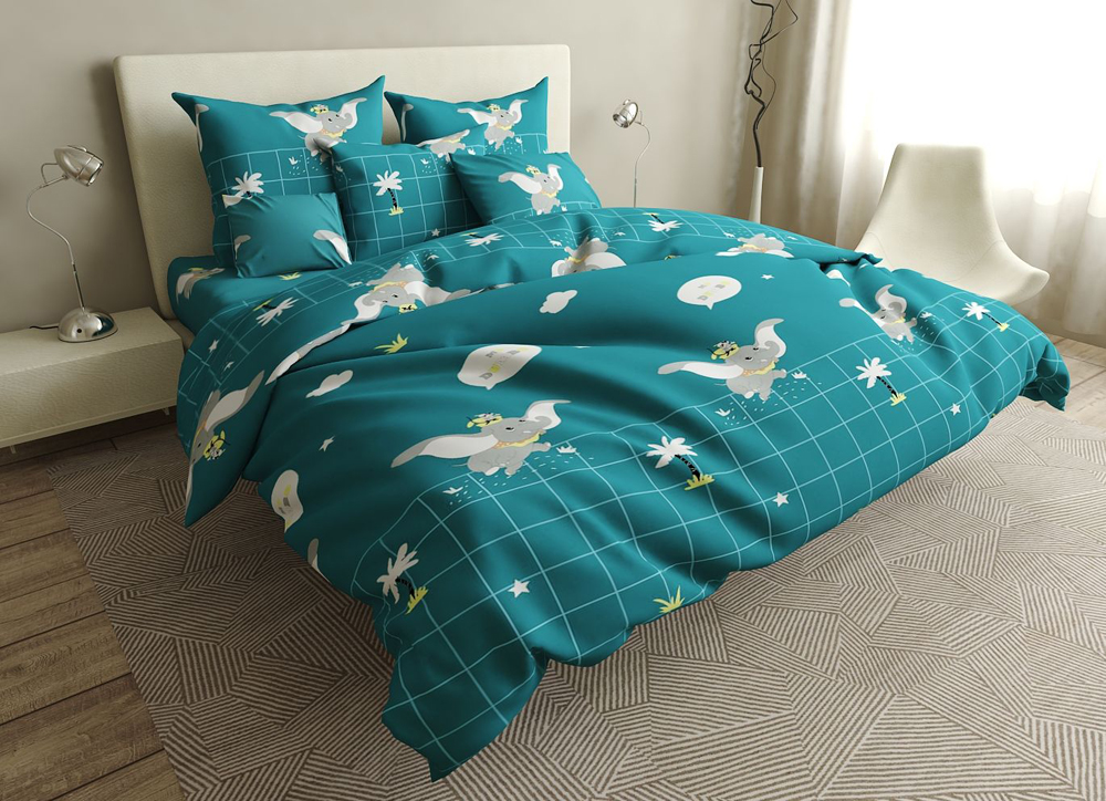 

Пододеяльник MirSon Бязь Premium 17-0367 Dumbo 175x210
