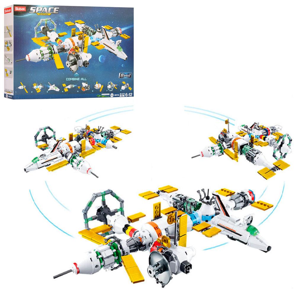 

Конструктор SLUBAN M38-B0732 космическая станция, 512дет, в кор-ке, 47,5-33-7см