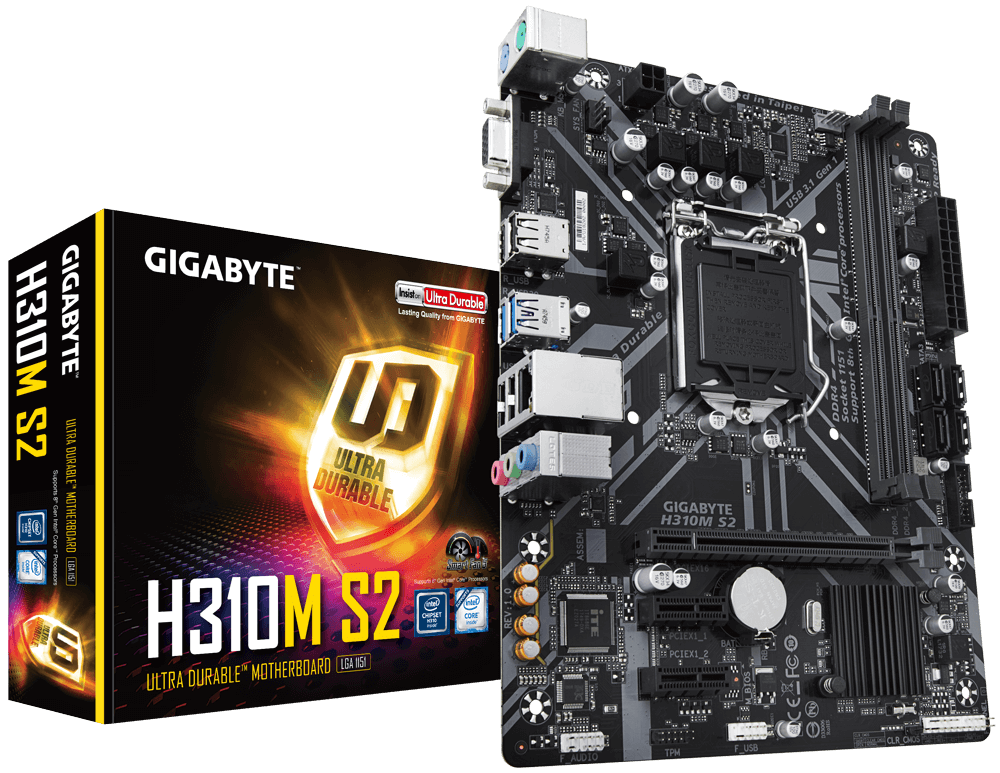 

Материнська плата GIGABYTE S1151 - (H310M S2)