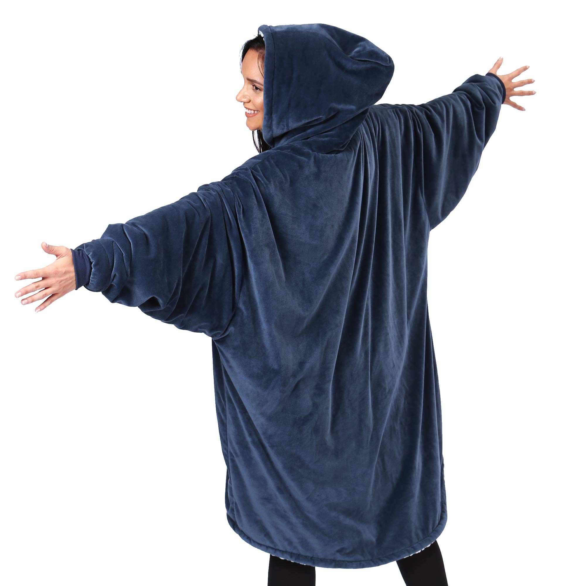

Плед-толстовка с капюшоном Pleid Hoodie Blue