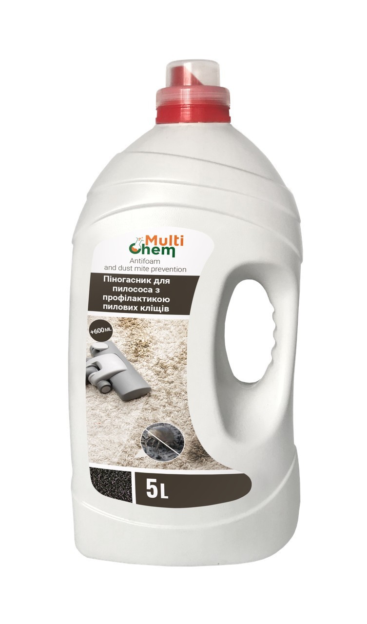 

Пеногаситель для пылесоса с профилактикой пылевых клещей Antifoam and dust mite prevention 5 л