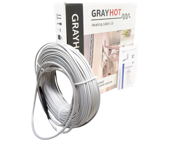 

Греющий кабель GrayHot 13 м (0919003) теплый пол