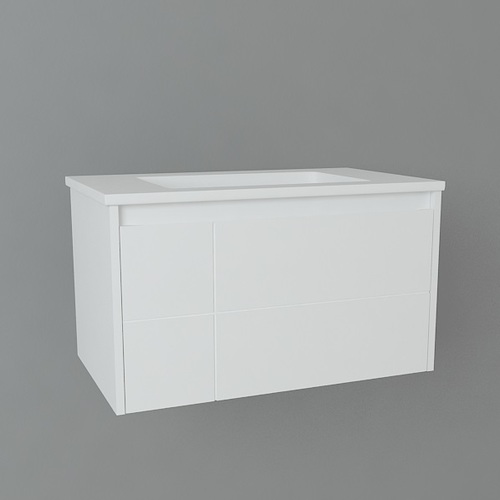

Тумба 80 с раковиной DEVIT 0021110W LAGUNA, белый