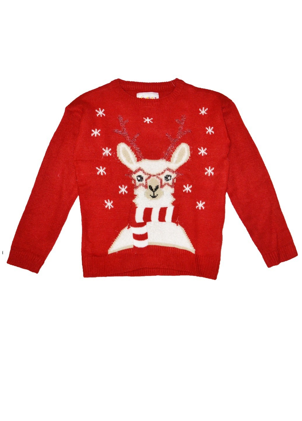 

Свитер Young Style детям новогодний с оленем 122/128 красный (GR-12-02)