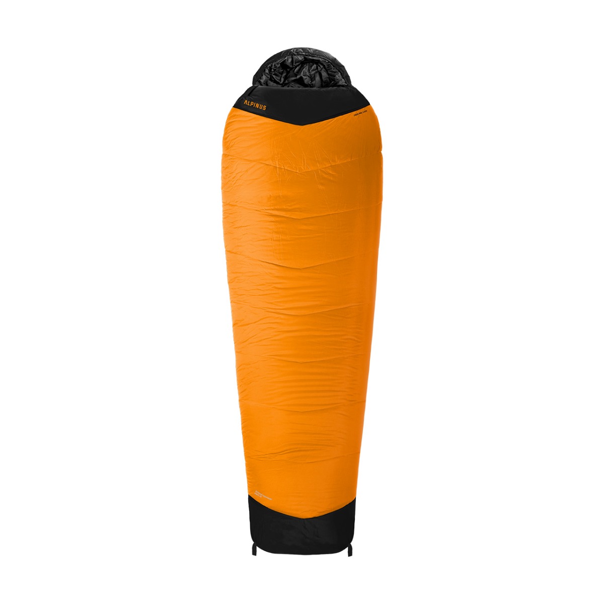 

Спальний мішок Alpinus Fiber Pro 1300 R оранжевий чорний А000010613