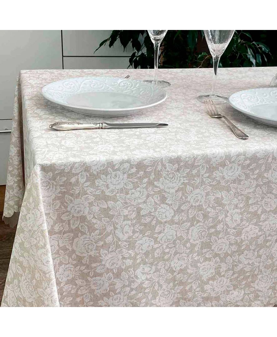 

Скатерть Прованс Симфони White rose 120*136 см с акриловым покрытием арт.022321