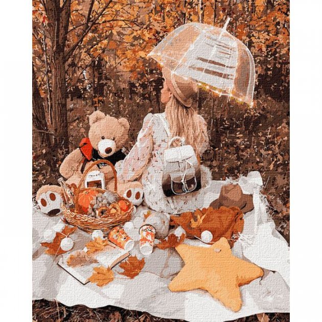 

Картина по номерам Идейка Осенний пикник 40*50 см (в коробке) арт.KH4778