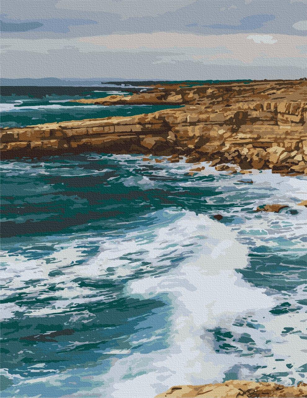 

Картина по номерам ArtCraft Побережье Пафос. Кипр 40*50 см (без коробки) арт.10531-AC