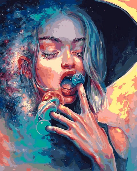 

Картина по номерам Babylon Повелительница вселенной 40*50 см (в коробке) арт.VP1370