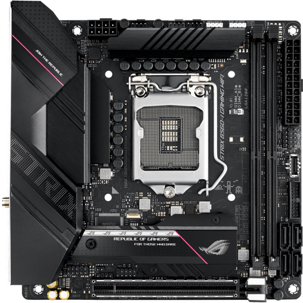 

Материнская плата ASUS ROG Strix B560-I Gaming WiFi Socket 1200