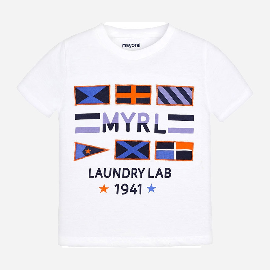 

Футболка Mayoral Mini Boy 3031-37 5A Белая
