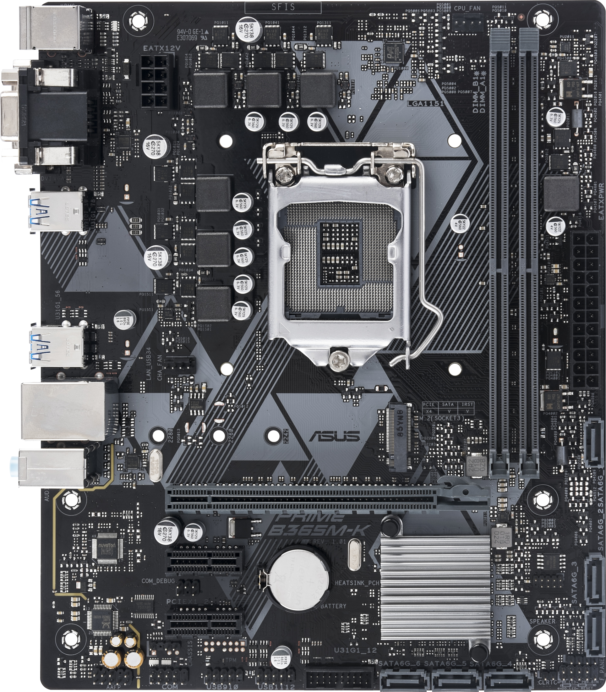 

Материнская плата Asus Prime B365M-K