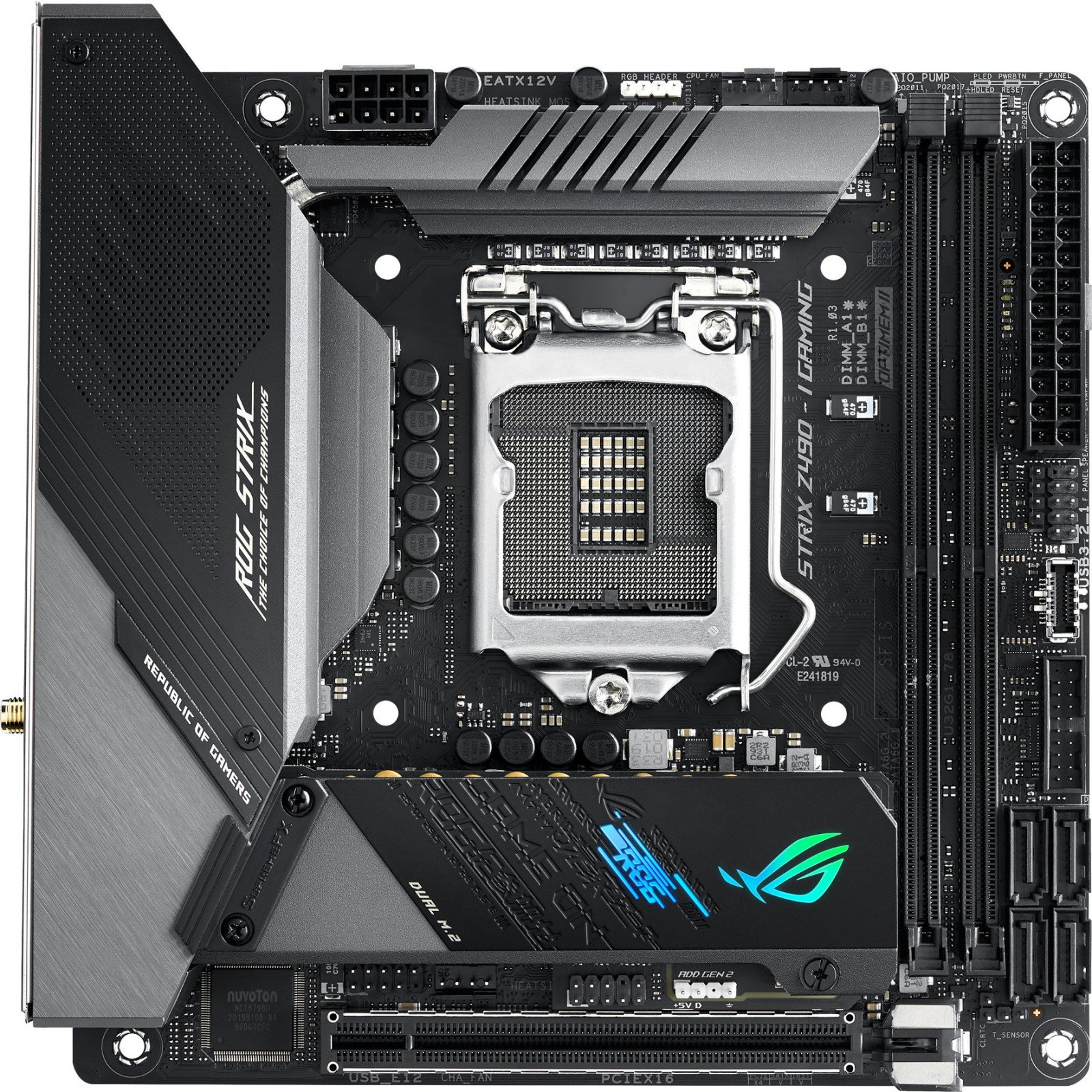 

Материнская плата Asus ROG STRIX Z490-I GAMING