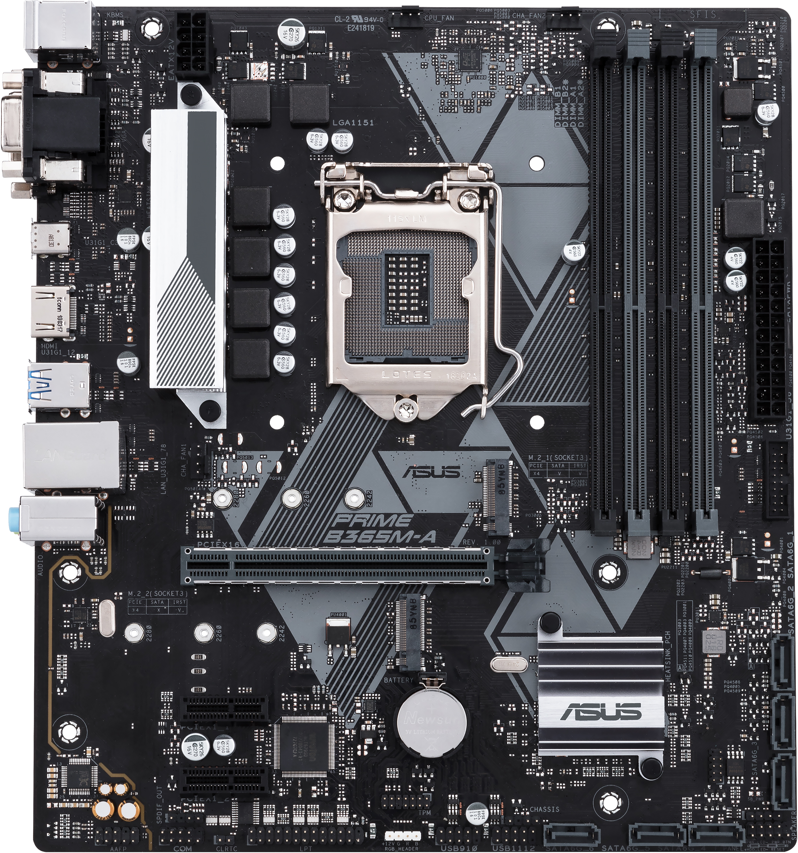 

Материнская плата Asus Prime B365M-A
