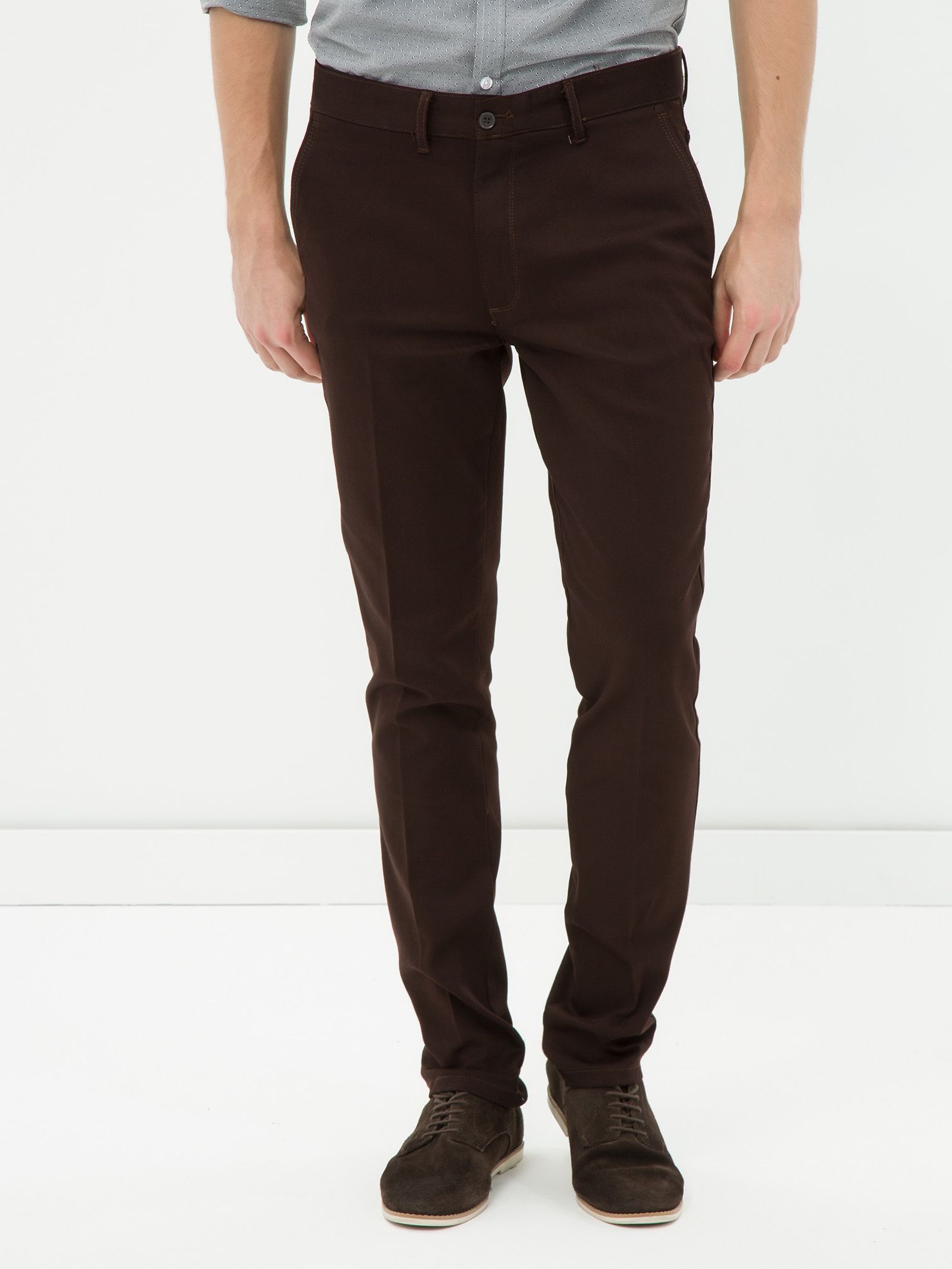 

Брюки Koton 7KAM49614KW-500 48 Brown
