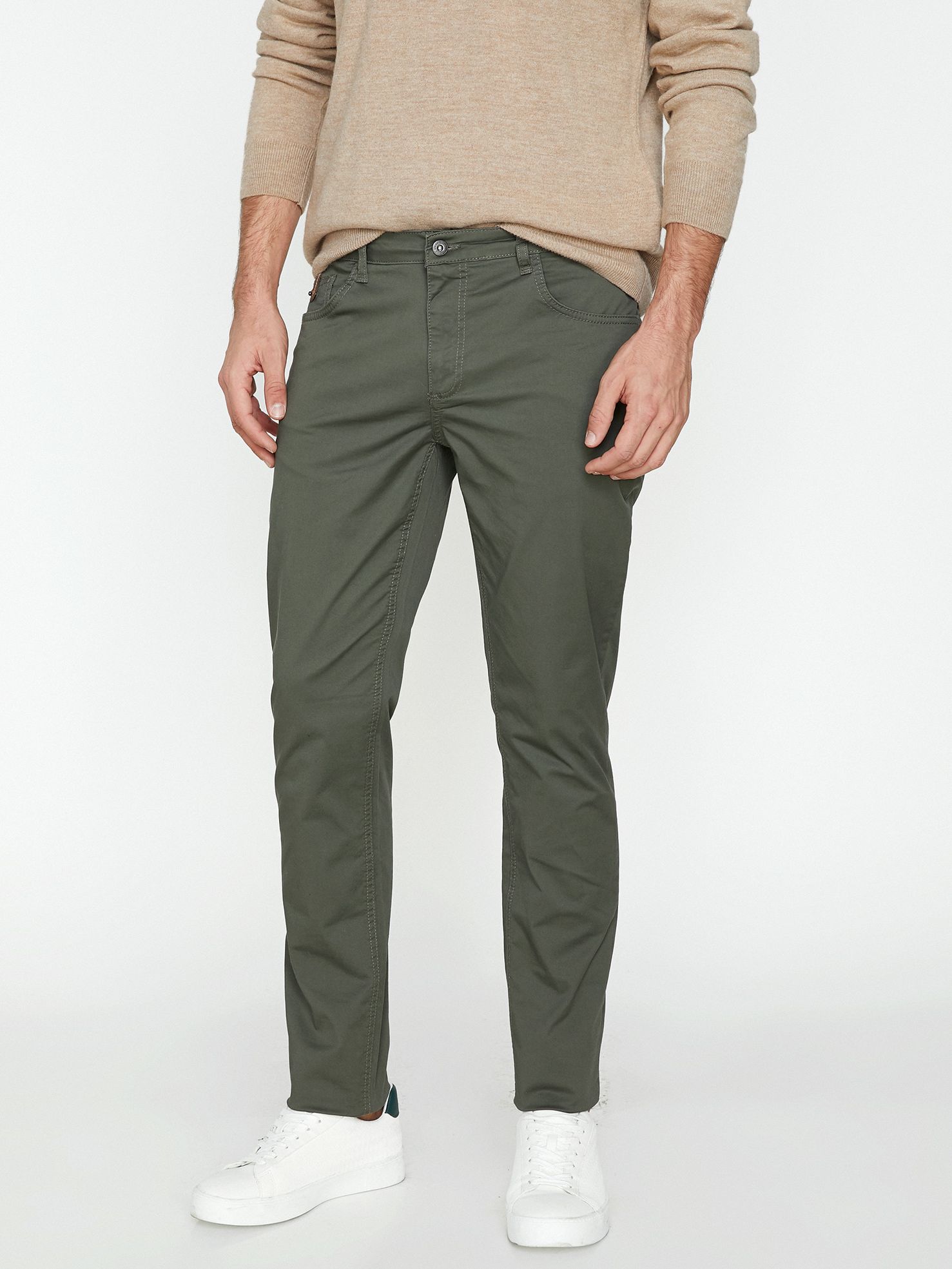 

Брюки Koton 7YAM49169OW-890 42 Khaki