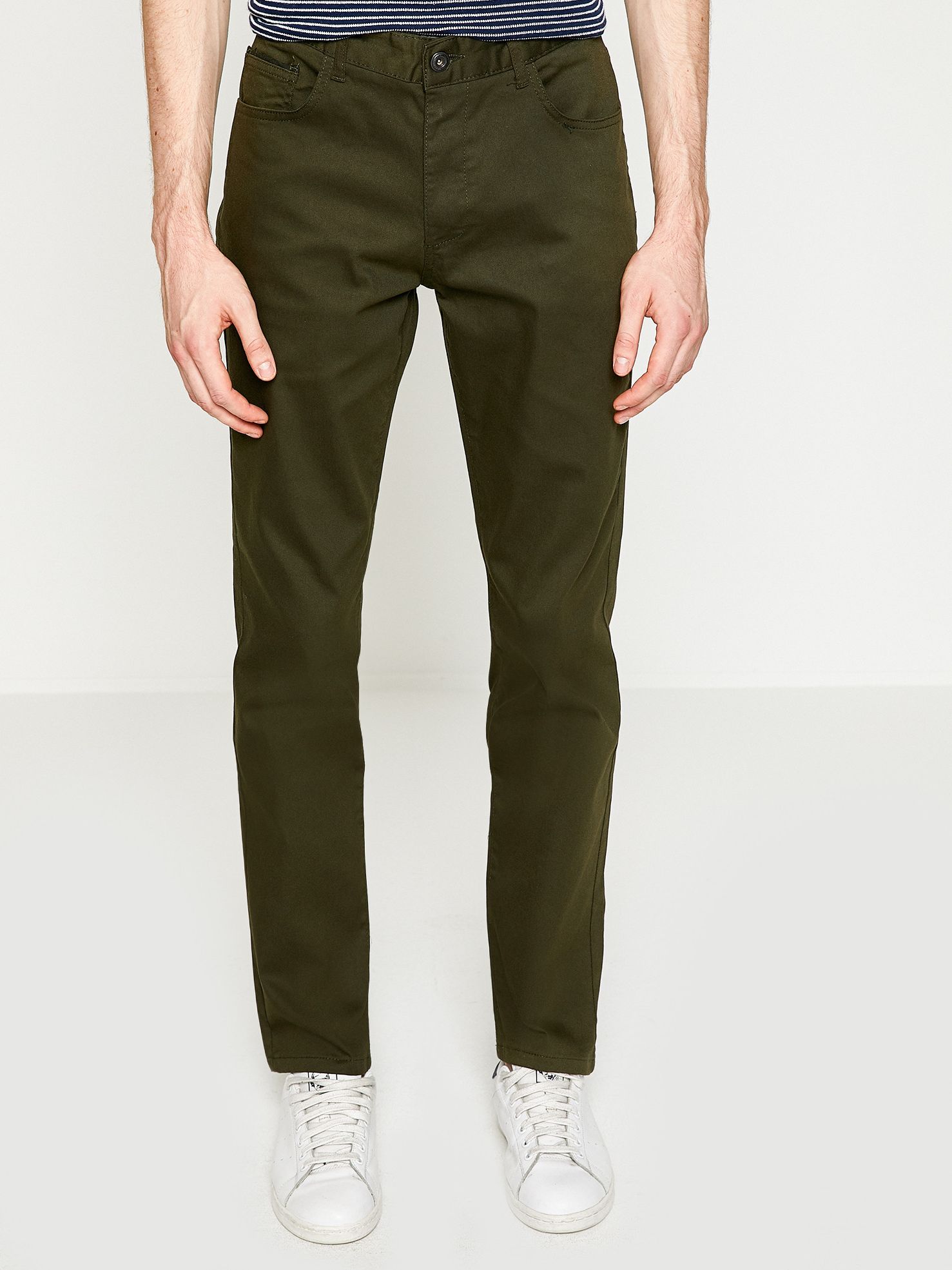 

Брюки Koton 8KAM42002NW-890  Khaki, Брюки Koton 8KAM42002NW-890 42 Khaki