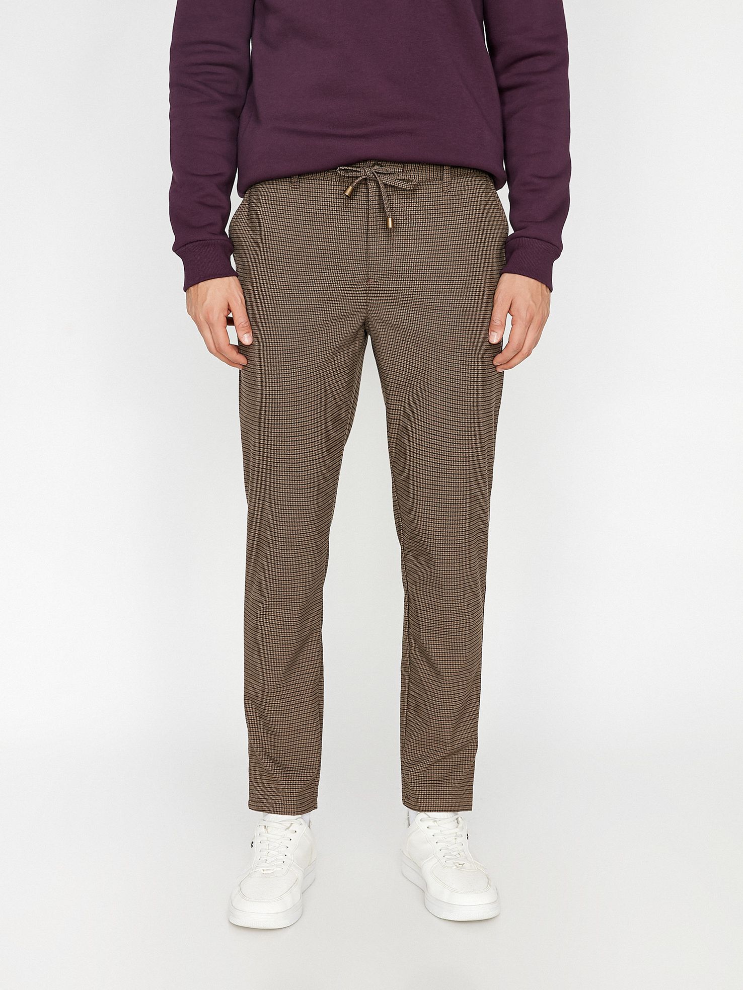 

Брюки Koton 0KAM41021BW-21W  Brown Check, Брюки Koton 0KAM41021BW-21W 46 Brown Check