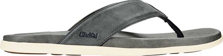 

Мужские вьетнамки, сланцы OluKai Nalukai Flip Flop Vintage Indigo/Charcoal Full Grain Leather 46