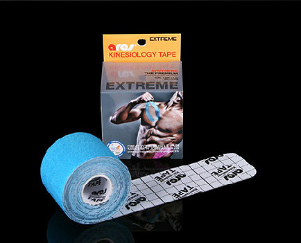 

Корейский кинезио тейп ARES TAPE EXTREME 5м, голубой