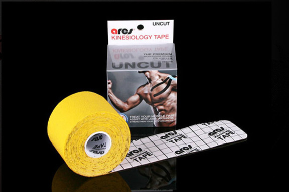 

Кинезиологический тейп ARES TAPE 5м, жёлтый