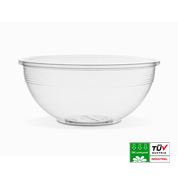 

Контейнер-чаша из крахмала Vegware 960мл прозрачный 75 шт. RB-32