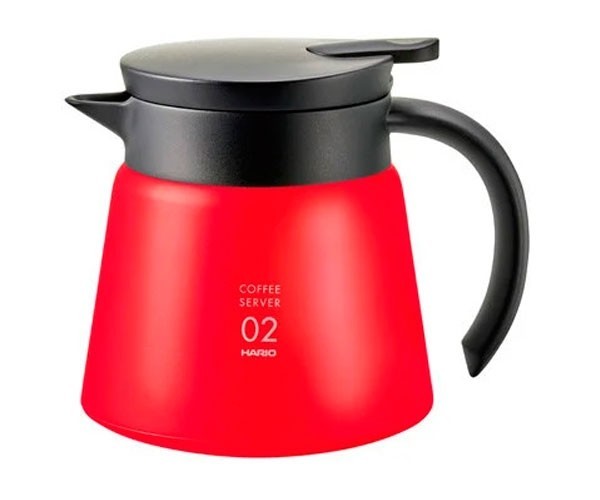 

Сервер термос Hario V60 с двойными стенками 600 мл Красный (VHS-60R)