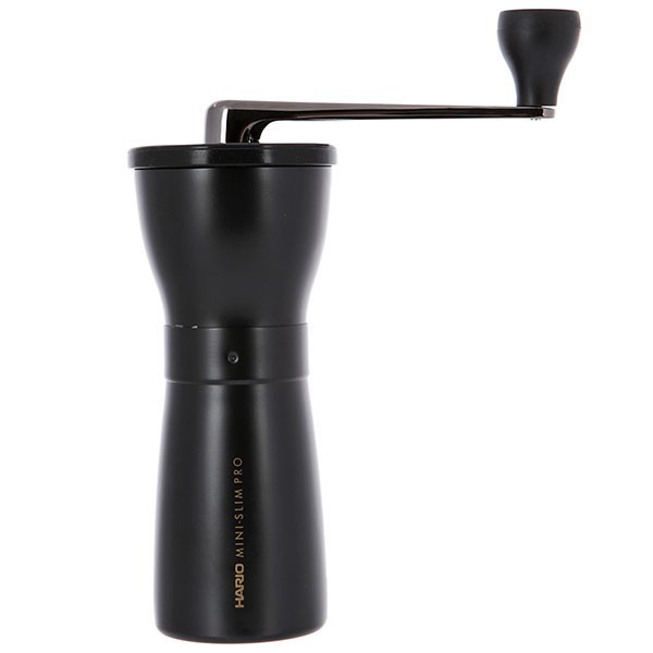 

Ручная кофемолка Hario Mini Mill Slim Pro с керамическими ножами и регулировкой помола черная (MMSP-1B)