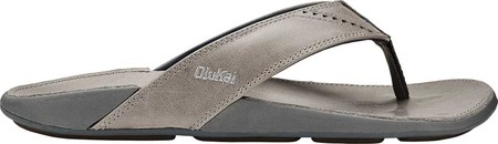 

Мужские вьетнамки, сланцы OluKai Nui Flip Flop Charcoal/Charcoal Waxed Nubuck 41