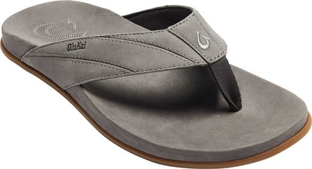 

Мужские вьетнамки, сланцы OluKai Pikoi Flip Flop Charcoal/Charcoal Waxed Nubuck 44