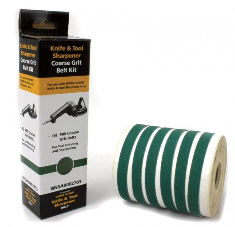 

Запасные ленты WSKTS P80 Aluminum Oxide 6 лент к точилке Darex Work Sharp
