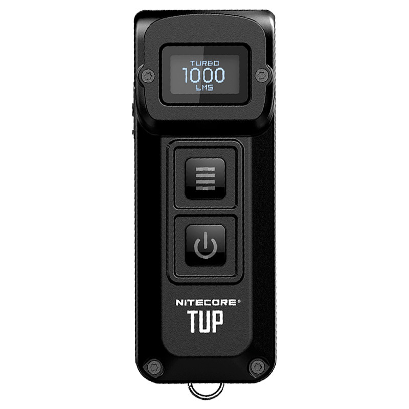 

Фонарь наключный Nitecore TUP (Cree XP-L HD V6, 1000 люмен, 5 режимов, USB), черный